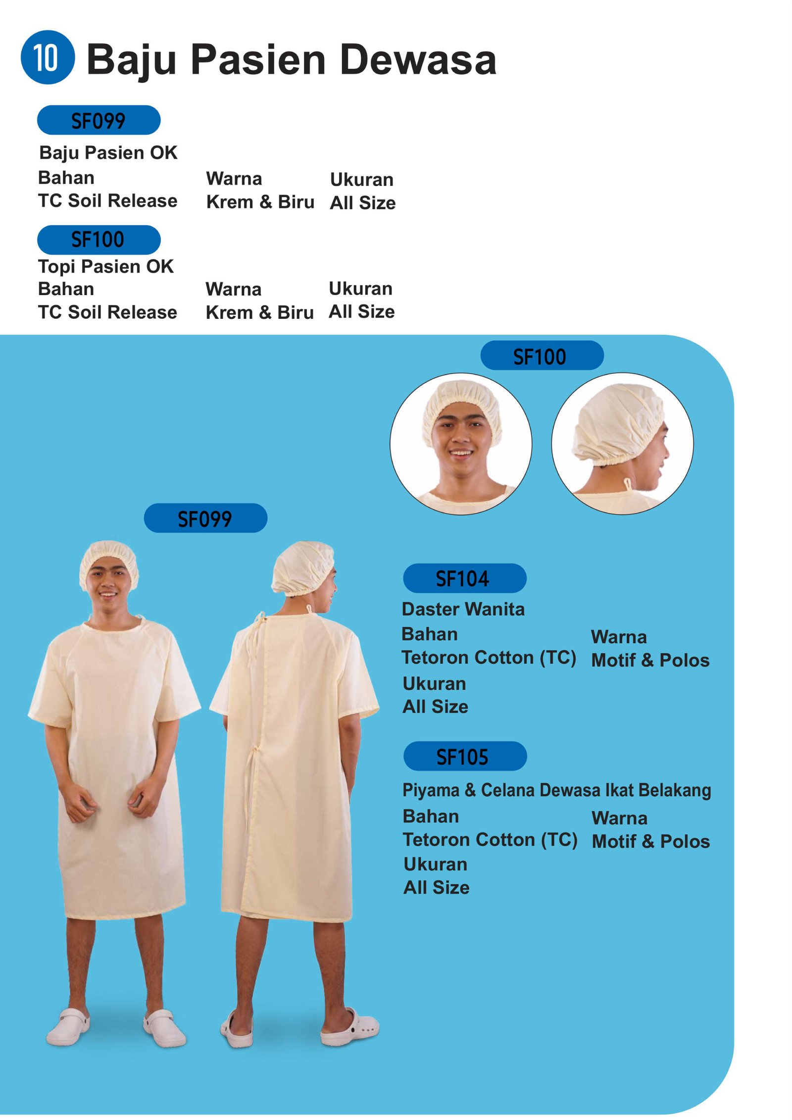 Baju Pasien OK
