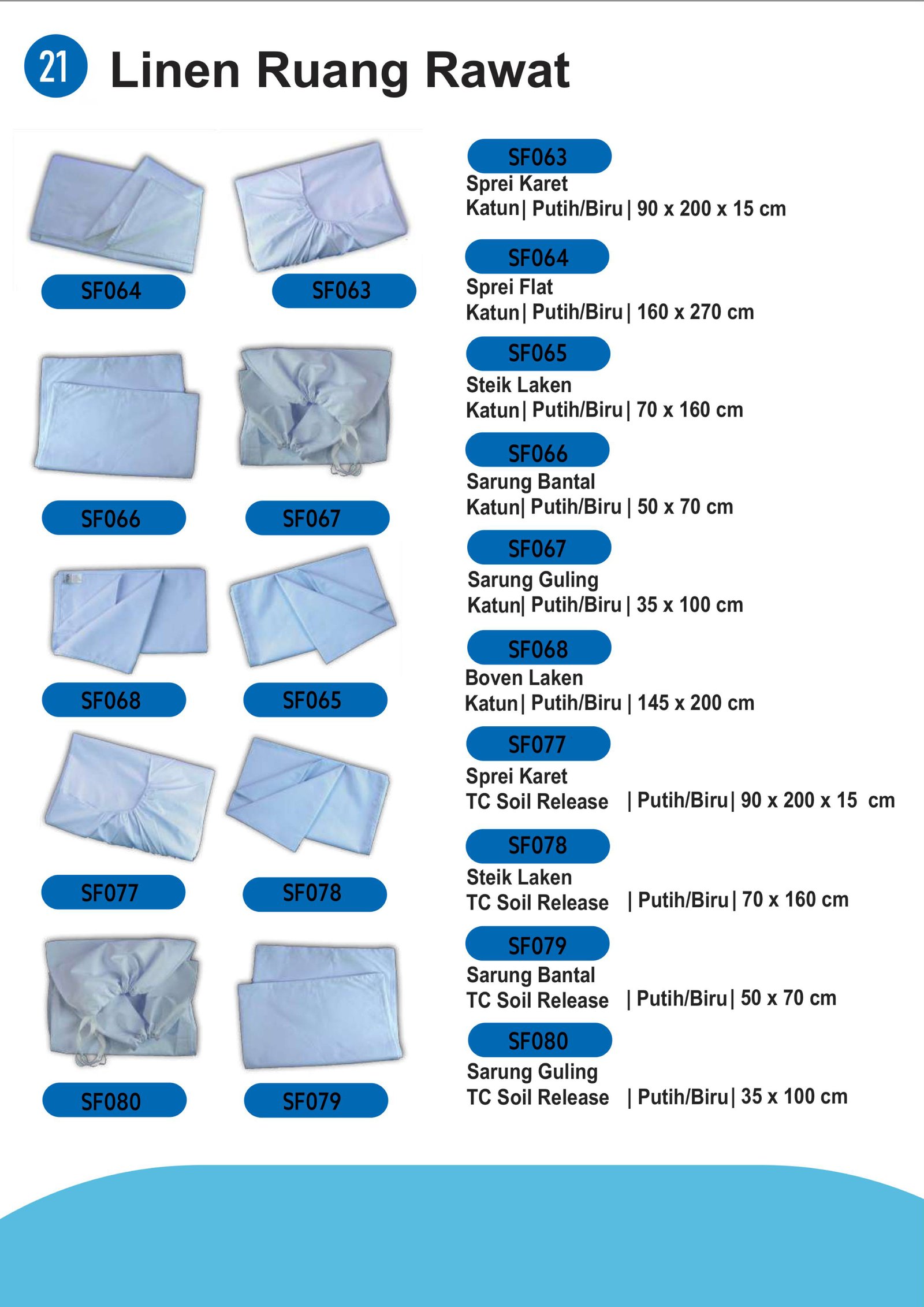 Sprei Karet Katun